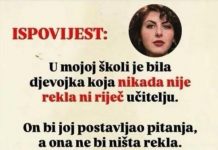 NIKAD NIJE REKLA NI RIJEČ U ŠKOLI: A onda je na tabli napisala jednu rečenicu