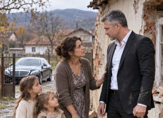Nakon dvanaest godina Sorin se vratio u skupom autu, a ja sam ga dočekala pred napuklim zidom — ali žuta omotnica iz rodilišta otkrila je zašto je nestao kad sam ga najviše trebala