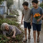 Vlastita djeca gospođe Elene Valdés pretukla su je, vezala i ostavila kraj groblja, uvjerena da će prije svitanja biti mrtva. Ali dva jedanaestogodišnja blizanca bez roditelja čula su jecaj među mokrim lišćem.