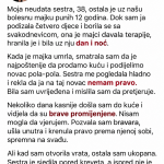 Moja neudata sestra, 38, ostala je u našu bolesnu majku punih 12 godina.