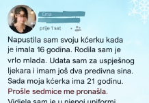 Sa 16 godina odrekla se kćerke i pokušala zakopati prošlost, a 21 godinu kasnije stigao je kontakt koji je sve vratio
