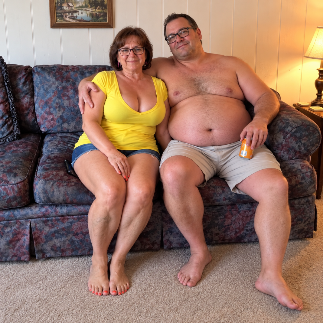 Cozy Couple on the Living Room Couch
