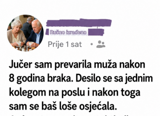 PREVARILA SAM MUŽA POSLIJE 8 GODINA BRAKA — KADA SAM MU PRIZNALA, NJEGOVE RIJEČI SU ME ŠOKIRALE