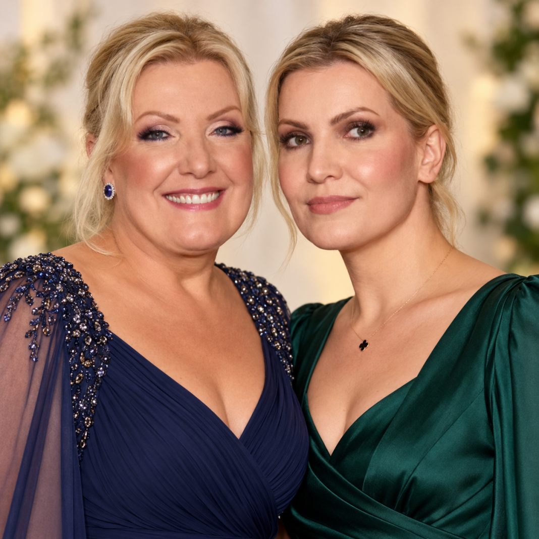 Glamorous Gala Portrait of Two Women