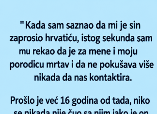 ODREKAO SAM SE SINA JER JE OŽENIO HRVATICU – POSLIJE 16 GODINA SREO SAM SNAHU I UNUKE, A NJENE RIJEČI SU ME NATJERALE DA GORKO ZAPLAČEM!